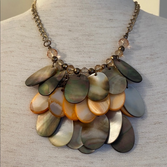 Multi-Color Shell Necklace - Picture 1 of 5